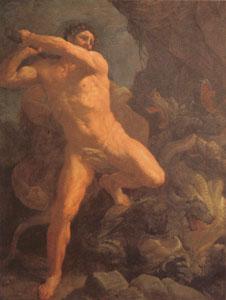 Guido Reni Hercules Vanquishing the Hydra (mk05) oil painting image